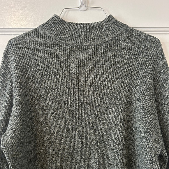 Karen Scott Sweaters - Gray Green Knit Pullover